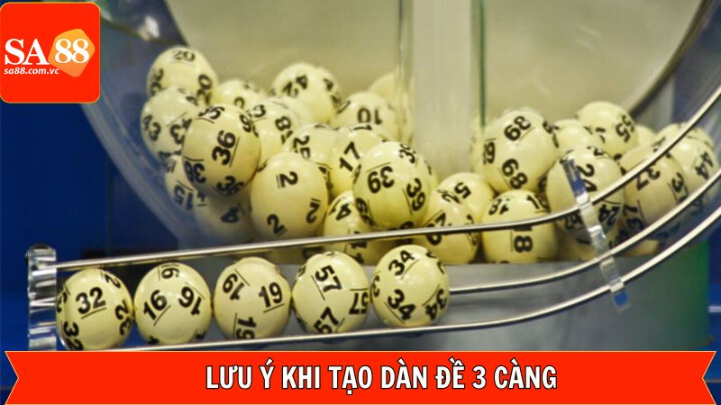 Một vài lưu ý chung trong dàn đề 3 càng